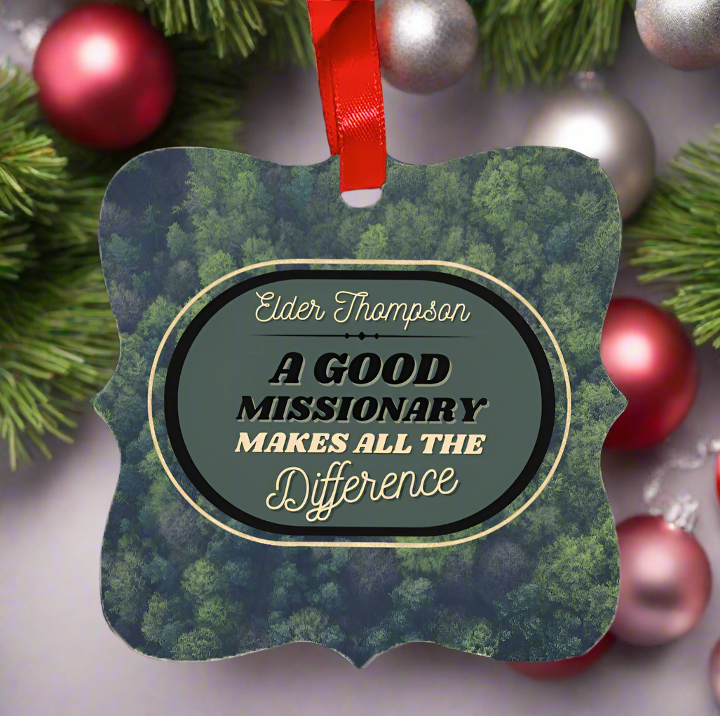 Customized Christmas Ornament Gift for LDS Missionaries