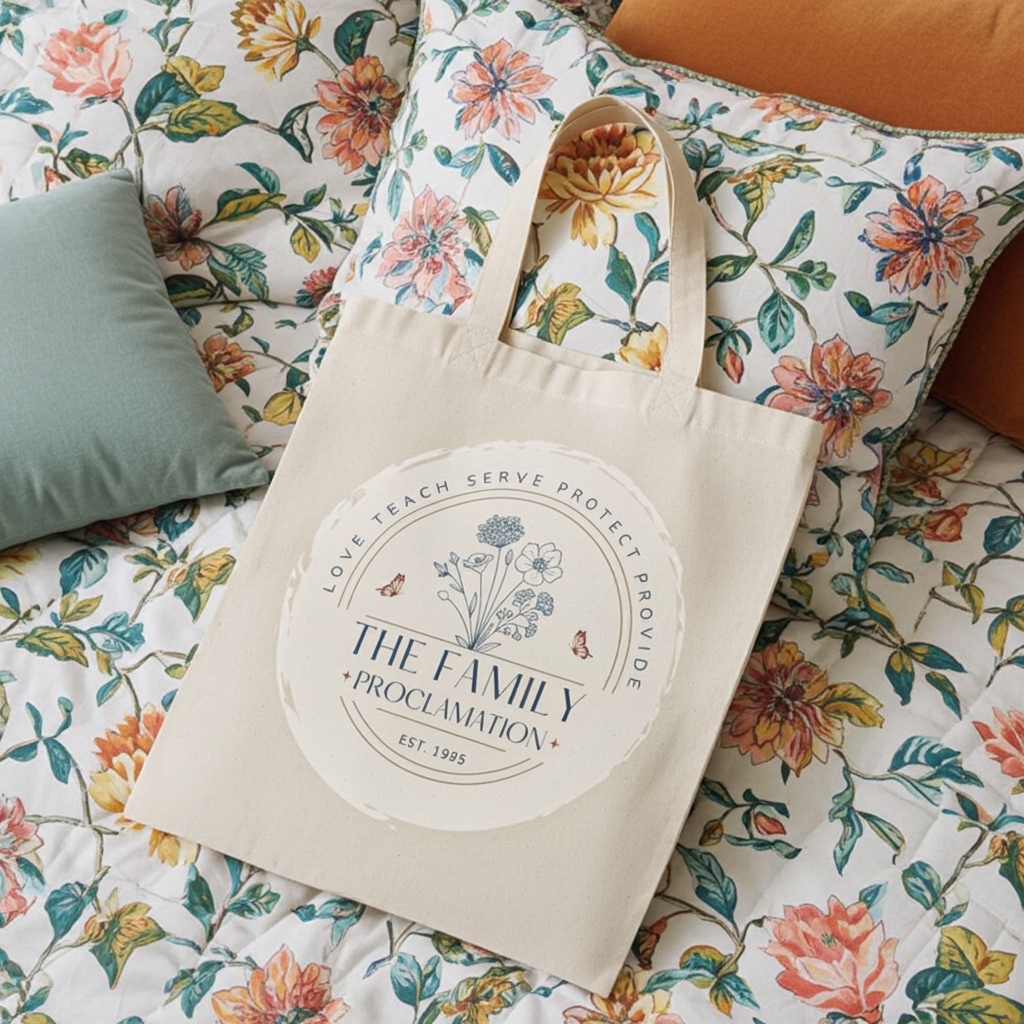 The Family Proclamation Canvas Tote