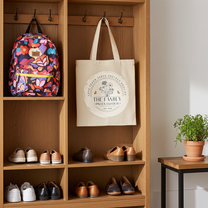 The Family Proclamation Canvas Tote
