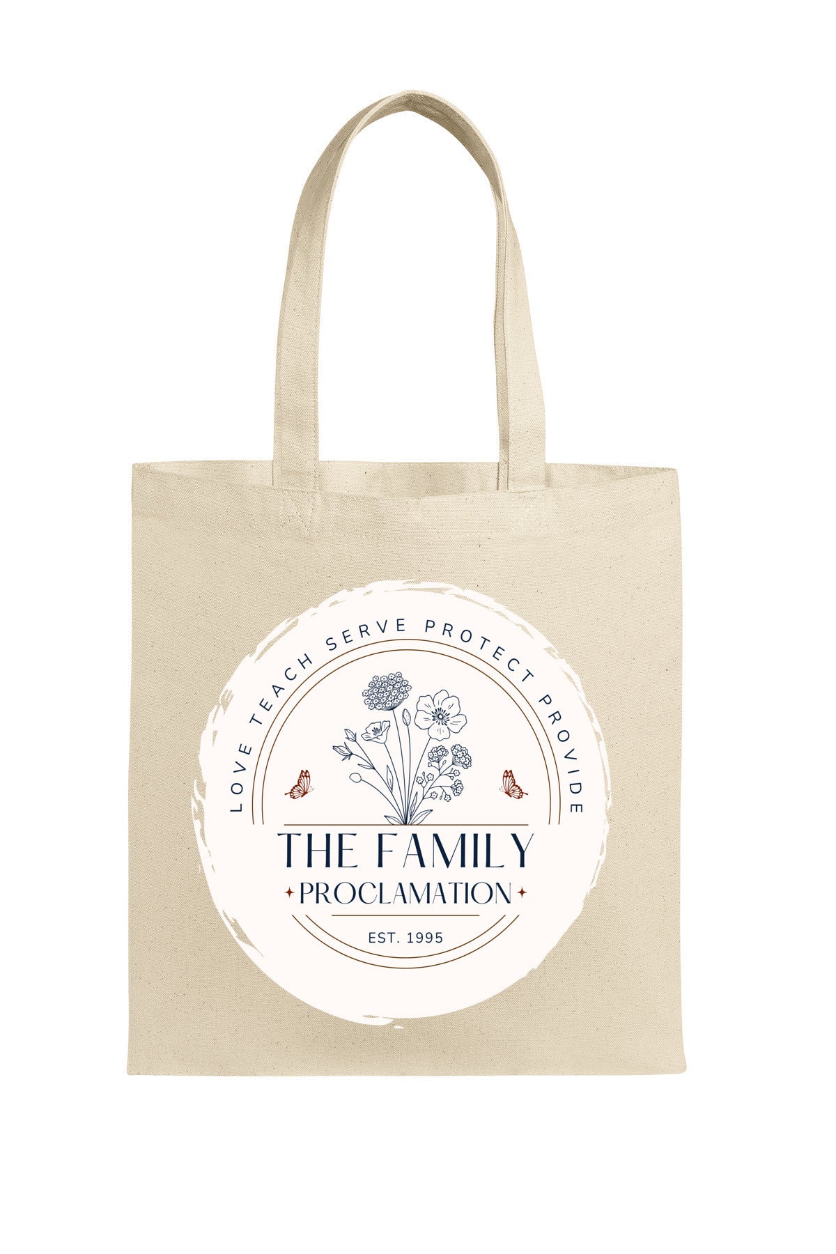 The Family Proclamation Canvas Tote