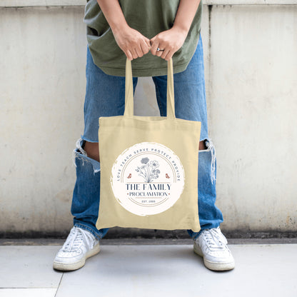 The Family Proclamation Canvas Tote