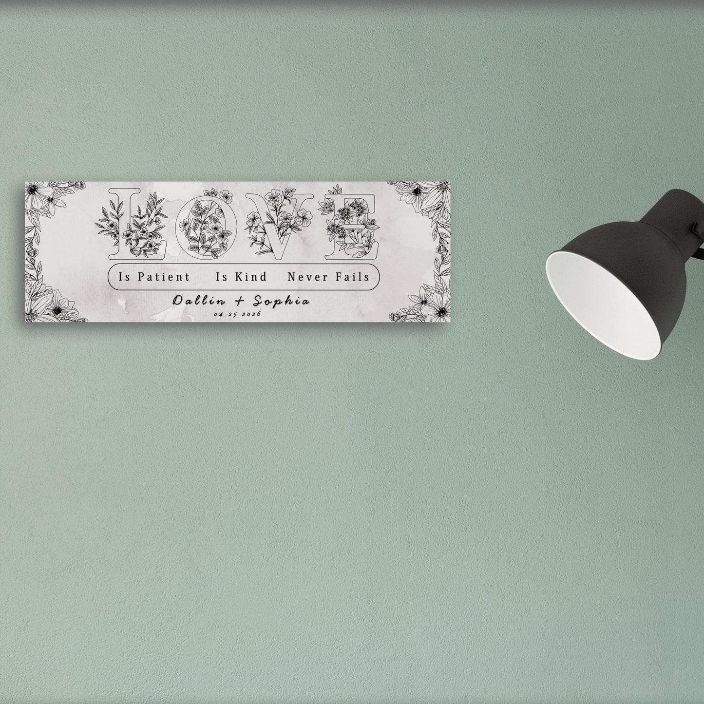 Custom Wedding or Anniversary Gift Wall Art