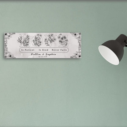 Custom Wedding or Anniversary Gift Wall Art