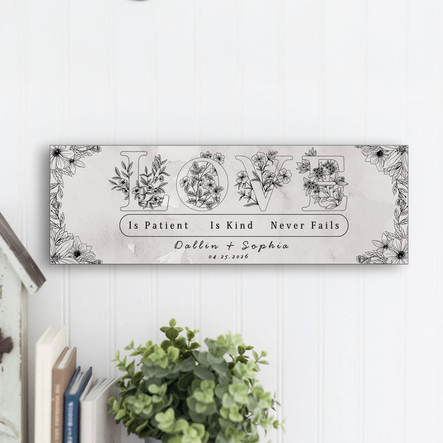 Custom Wedding or Anniversary Gift Wall Art