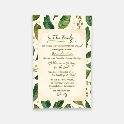 Family Proclamation Garden Flag