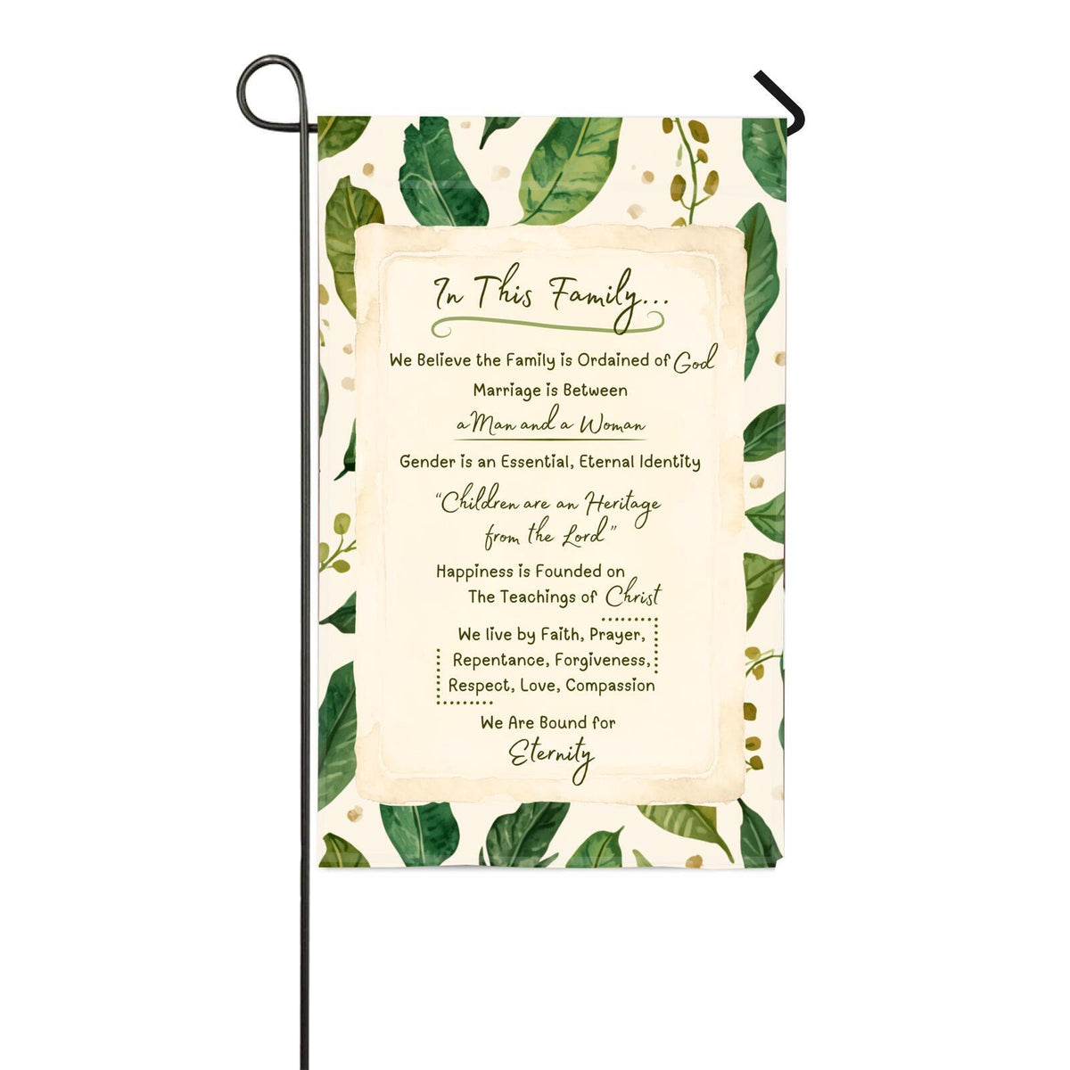 Family Proclamation Garden Flag
