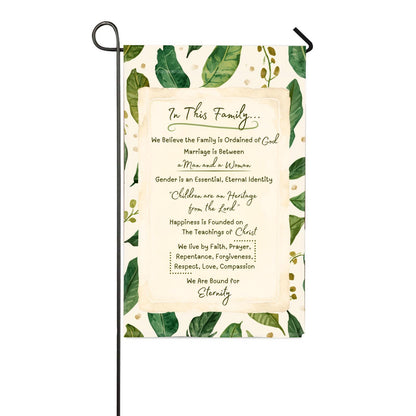 Family Proclamation Garden Flag